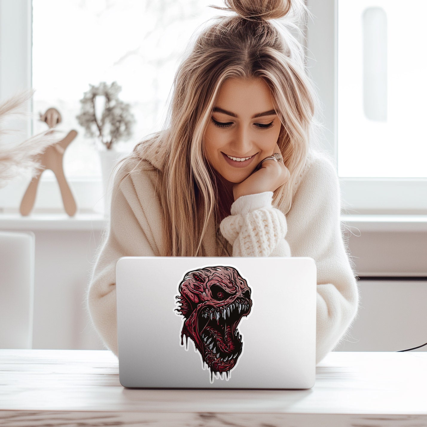 Thrasher Head - Decal
